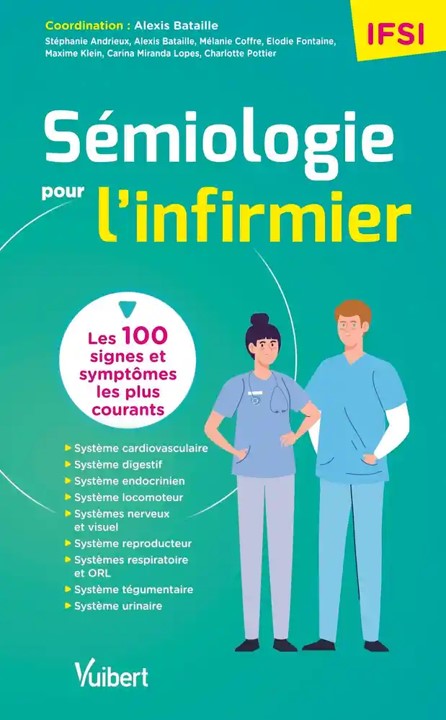 Alexis BATAILLE, Flyer ouvrage Sémiologie en soins infirmiers, 06 2023