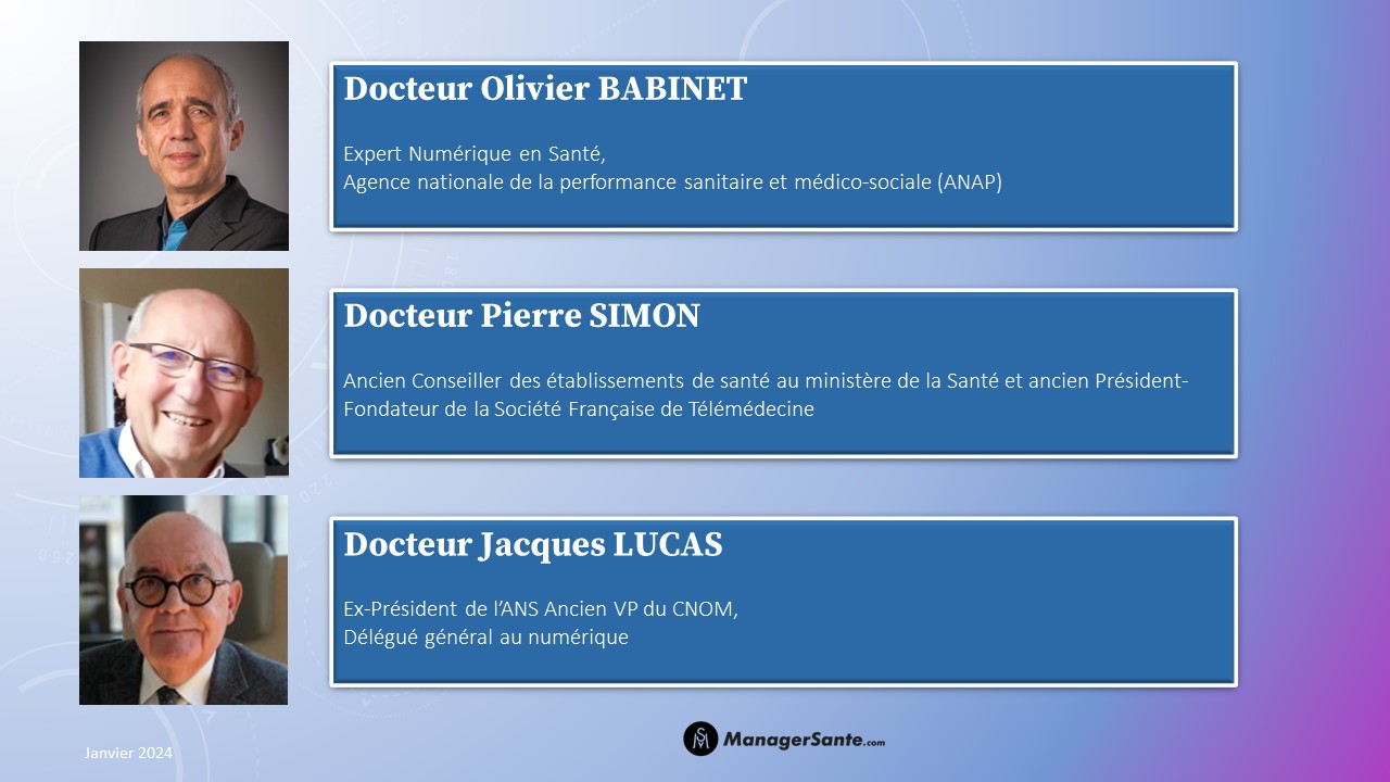 TROMBINOSCOPE DES 3 Auteurs, 01 2024, Dr Olivier BABINET, Pierre SIMON et Jacques LUCAS