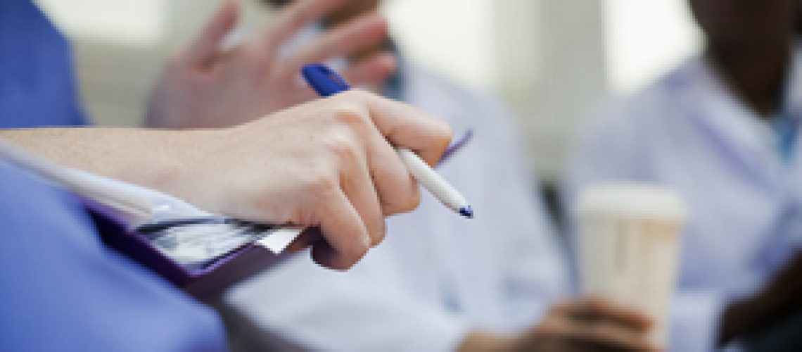 Doctors brainstorming